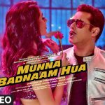 Munna Badnaam Hua Song Lyrics Image