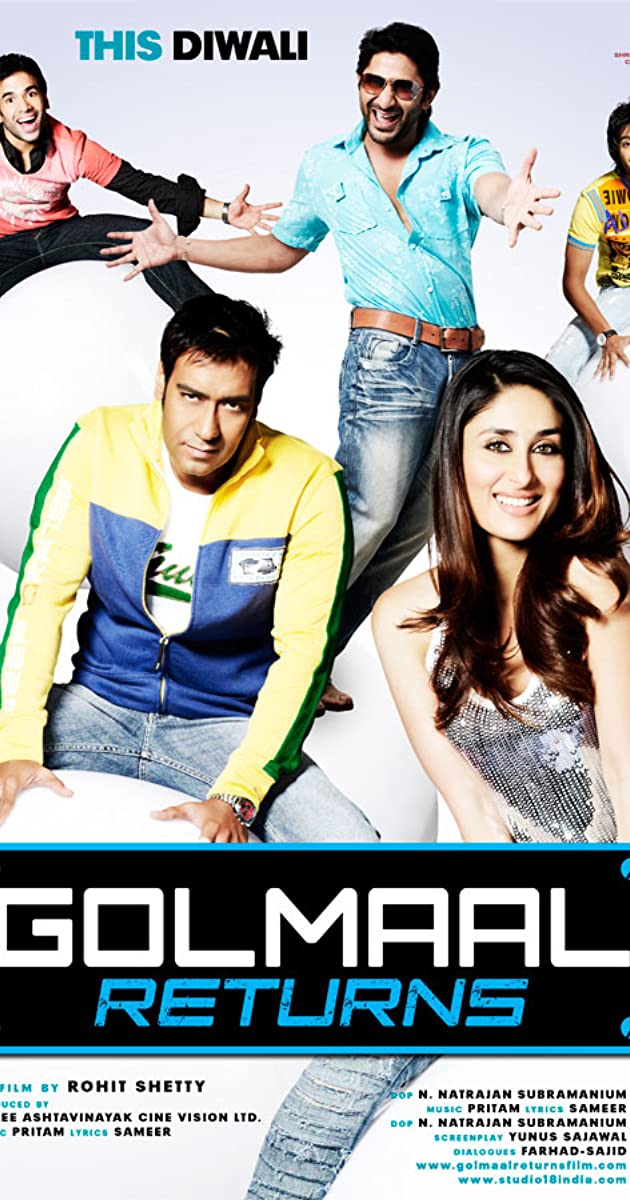 Golmaal Returns Poster
