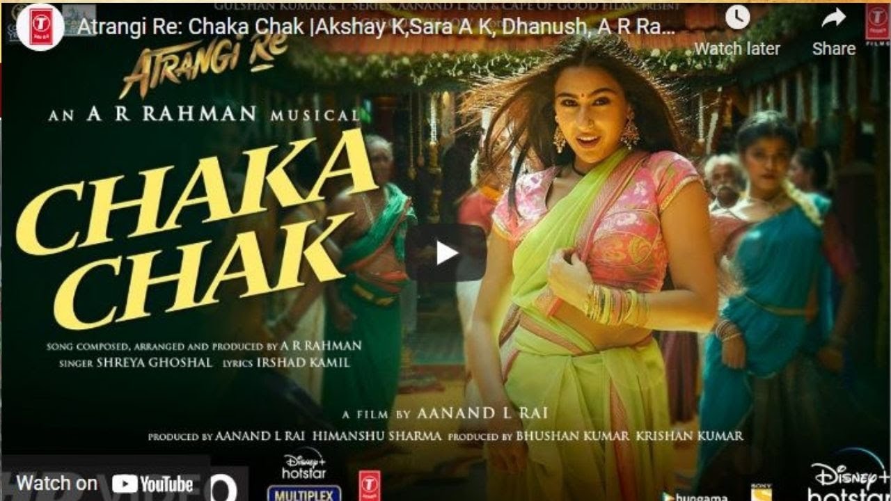 Chaka Chak Song Lyrics