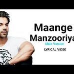 Maange Manzooriyan Male Song